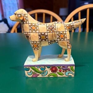 Jim Shore Heartwood Creek “Ingot” Golden Retriever Dog Figurine
